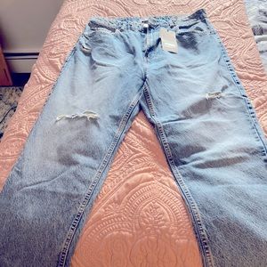 Zara classic mom fit ankle jeans
